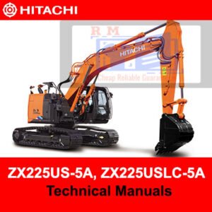 Workshop manual and diagrams for Hitachi ZX225US-5A and ZX225USLC-5A, providing essential maintenance information
