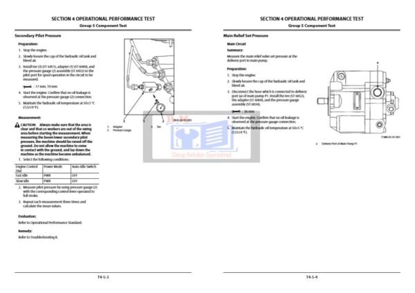Hitachi ZX48U-5A Excavator Technical Manual - Image 3