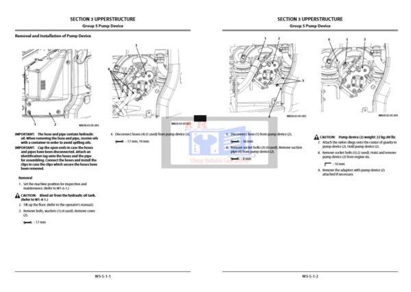 Hitachi ZX48U-5A Excavator Workshop Manual and Diagrams - Image 4