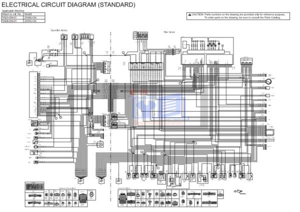 Hitachi ZX55U-5A Excavator Diagrams - Image 3