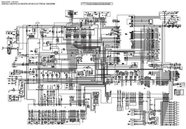Hitachi ZX670LC-5B Series Workshop Manual and Diagrams - Image 3
