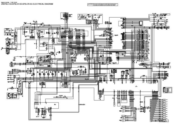 Hitachi ZX670-5G Series Workshop Manual and Diagrams - Image 4