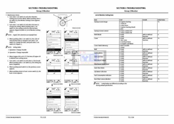 Hitachi ZX75US-5A, ZX85US-5A Technical Manuals - Image 4