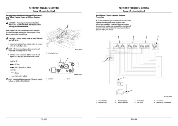 Hitachi ZX350LC-5B, ZX350LCN-5B Technical Manuals - Image 6