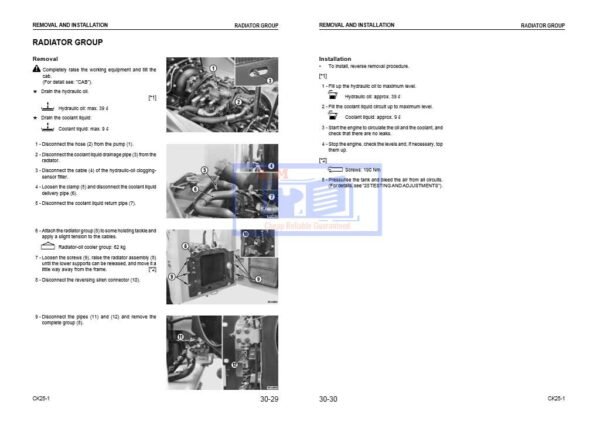 Komatsu CK25-1 Crawler Skid Steer Loader Workshop Manual - Image 6