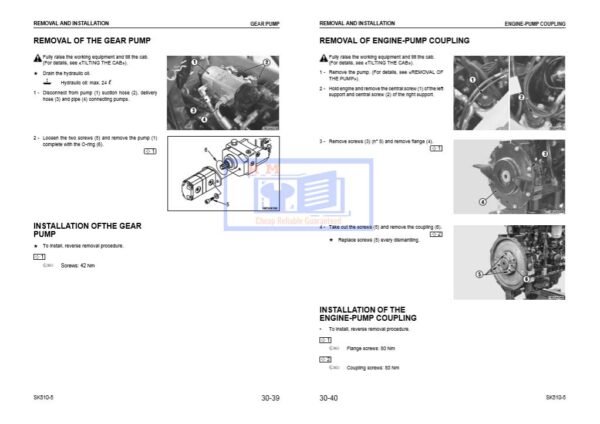 Komatsu SK510-5 Skid Steer Loader Workshop Manual - Image 6