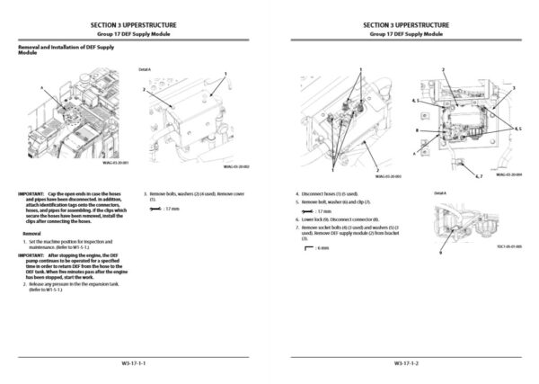 Hitachi ZX470-6, ZX490-6, ZX530-6 Series Workshop Manual and Diagrams - Image 8