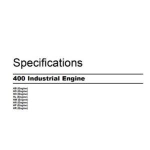 Perkins 400 Industrial Engines Specification Manual