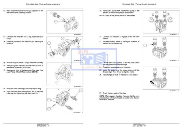 Case Tractor A8000, A8800 Sugar Cane Harvester Service Repair Manual - Image 4