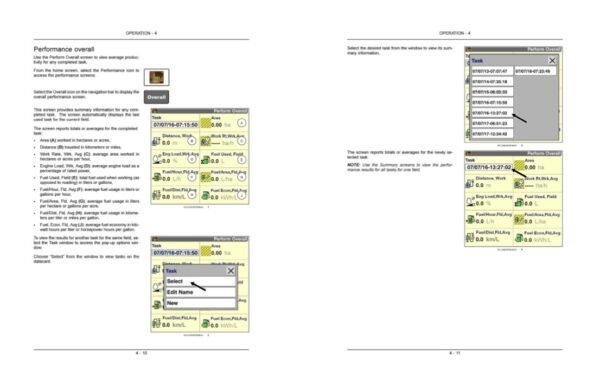 Case IH Tractor AFS Field Performer Software Manual for Large Operators Manual - Image 5