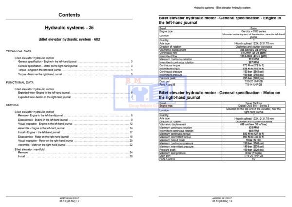 Case Tractor A8000, A8800 Sugar Cane Harvester Service Repair Manual - Image 6