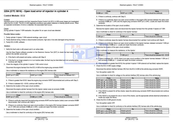 Case IH Tractor A8010-A8810 Sugar Cane Harvester Service Repair Manual - Image 8