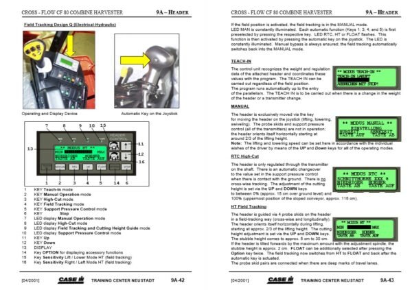 Case Cross Flow CF80 Service Repair Manual - Image 8