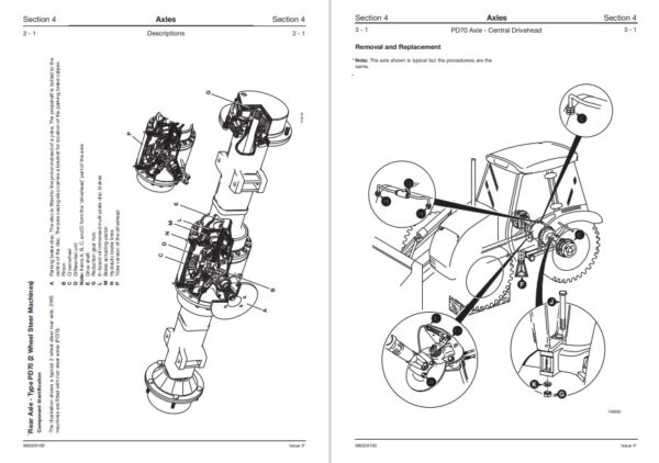 JCB Drivetrain PD70 Series Axles Service Repair Manual - Image 3