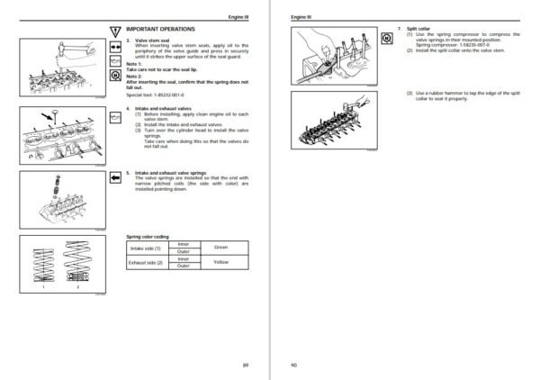 JCB JS460 Engine Isuzu AA-6SD1T Service Repair Manual - Image 3