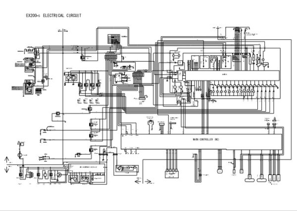 Hitachi EX200-5, EX200LC-5, EX220-5, EX220LC-5, EX230LC-5, EX270-5, EX270LC-5 Diagrams - Image 3