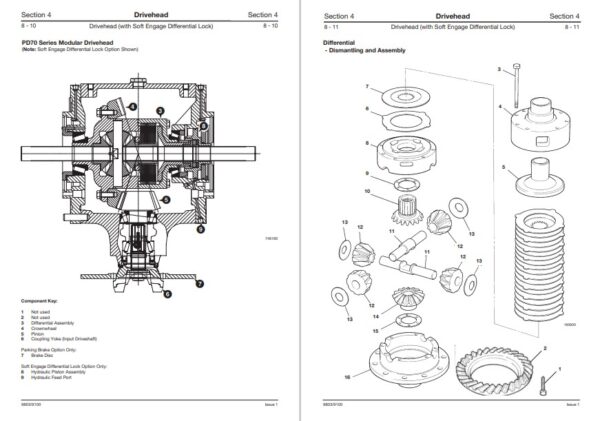 JCB Drivetrain PD70 Series Axles Service Repair Manual - Image 4