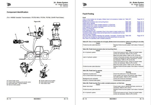 JCB Rough Terrain 531-70, 535-95, 536-60, 536-70, 536-70LP, 541-70, 550-80, 560-80 Service Repair Manual - Image 4