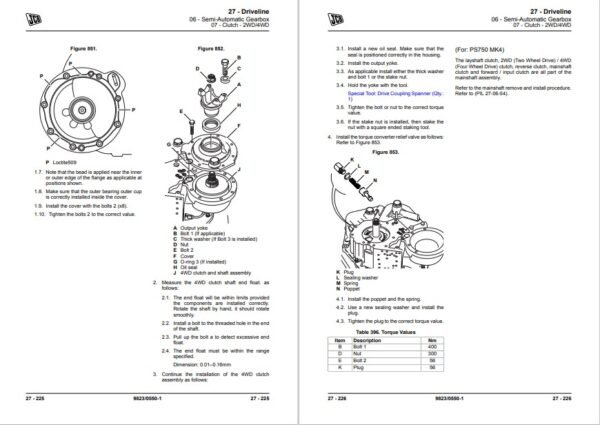 JCB Rough Terrain 531-70, 535-95, 536-60, 536-70, 536-70LP, 541-70, 550-80, 560-80 Service Repair Manual - Image 5