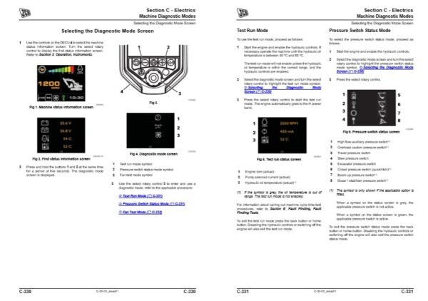 JCB JS 200 Series Excavator (Engine T4 & T2 )  Service Repair Manual - Image 4