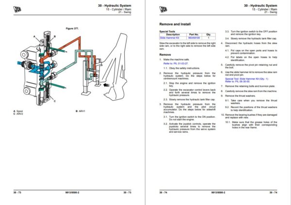 JCB 2DX Backhoe Loader Service Repair Manual - Image 5