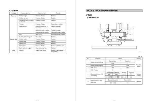 Hyundai HX900L Crawler Excavator Workshop Manual - Image 7