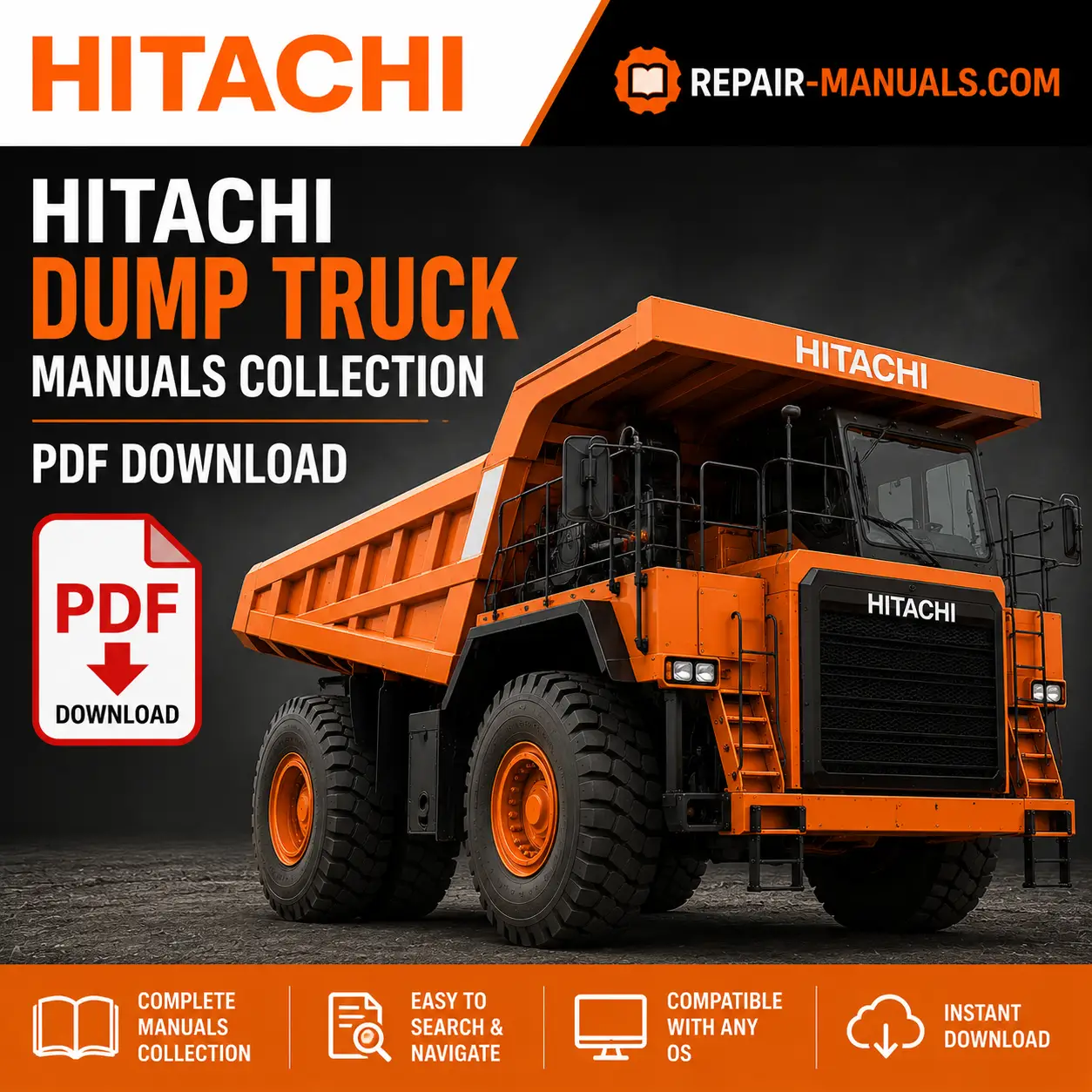 Hitachi Dump Truck Manuals Collection PDF Download Service Technical Workshop Manuals