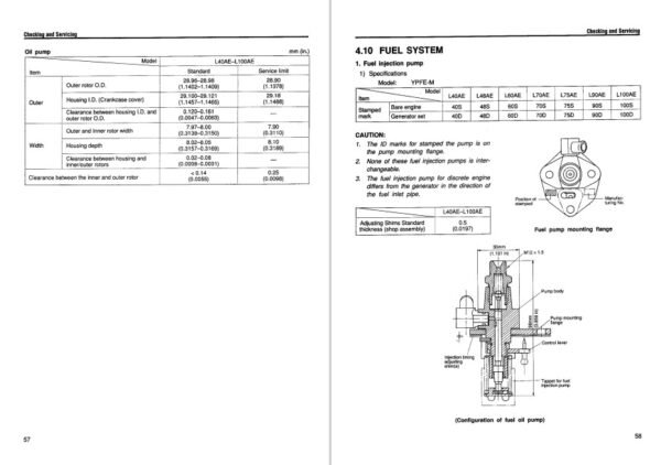 JCB Engines Yanmar L-A -Series Service Repair Manual - Image 4