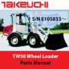 Takeuchi TW50 parts catalog