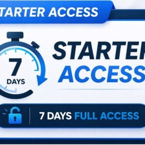 Starter Access - Membership for 7 Days