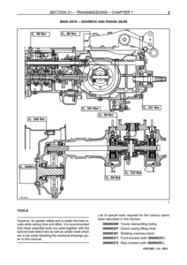 New Holland TD4020F, TD4030F, TD4040F Tractor Service Manual