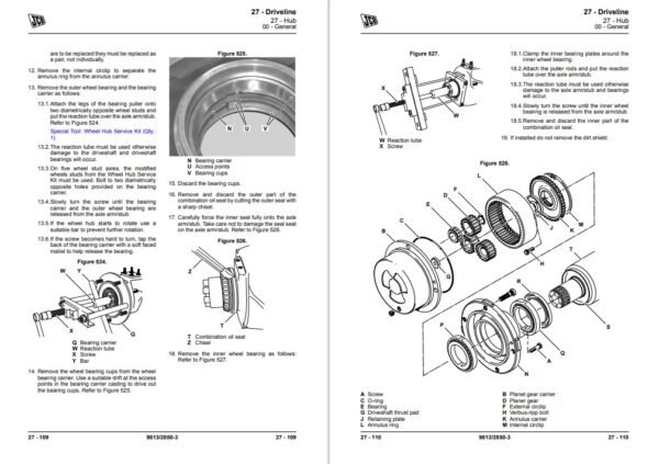 JCB 411HT, 413S, 417HT Wheeled Loader Service Repair Manual - Image 8