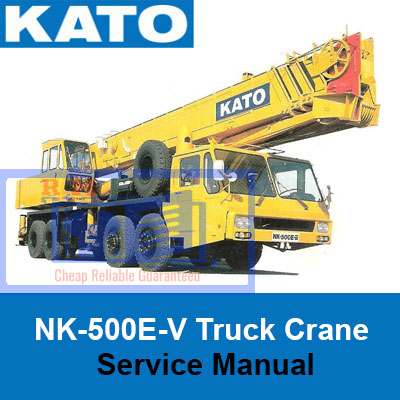 KATO NK-500E-V Truck Crane Service Manual