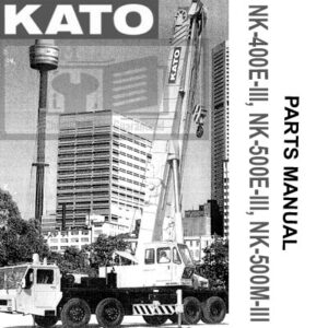KATO Truck Crane NK-400E-III, NK-500E-III, NK-500M-III Parts Manual