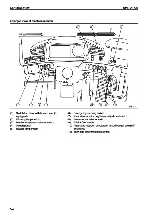 Komatsu HM300-3 Japan Dump Truck Operation And Maintenance Manual