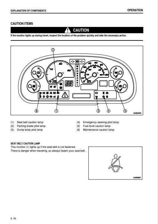 Komatsu HM400-2 Japan Dump Truck Operation And Maintenance Manual