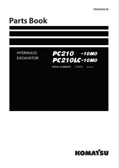 komatsu PC210 10M0 repair manual