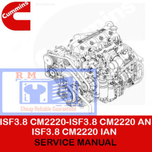 Cummins ISF3.8 CM2220-ISF3.8 CM2220 AN-ISF3.8 CM2220 IAN Service Manual
