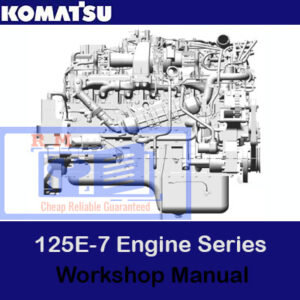 Komatsu 125E-7 Engine Series Workshop Manual