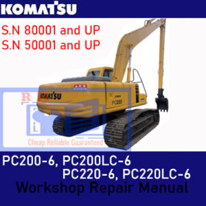 Komatsu PC200 6 service manual