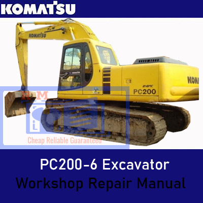 Komatsu Pc0 6 Excavator Workshop Repair Manual