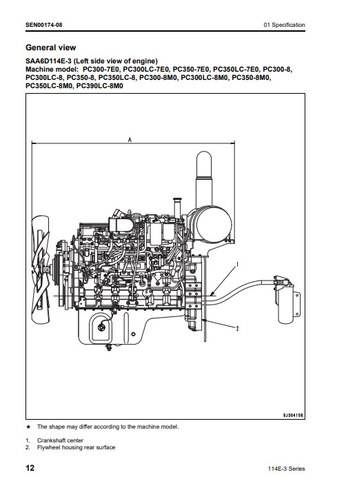 Komatsu 114E-3 Engine Series Workshop Manual