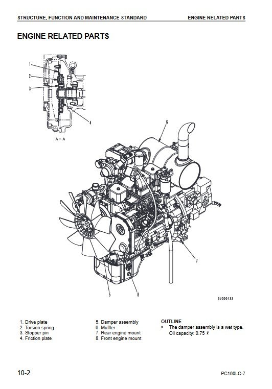 Komatsu PC160LC-7 Excavator Workshop Repair Manual