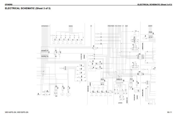 Komatsu WB140PS-2N, WB150PS-2N USA Backhoe Loader  Workshop Manual - Image 3