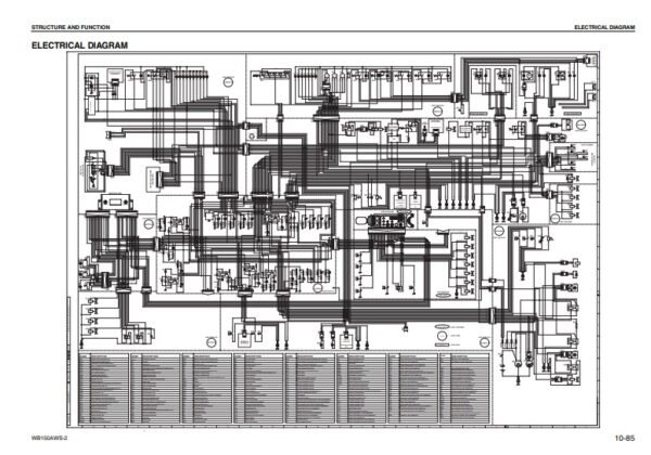 Komatsu WB150AWS-2 Italy Backhoe Loader  Workshop Manual - Image 5