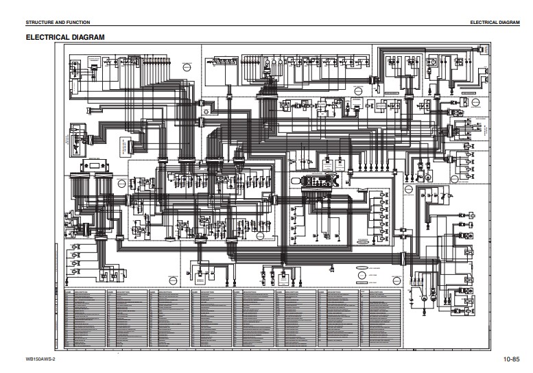 Komatsu WB150AWS-2 Italy Backhoe Loader Workshop Manual