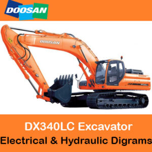 Doosan DX340LC Electrical & Hydraulic Diagrams