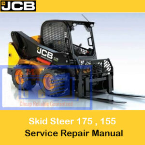 JCB 155 JCB 175 Skid Steer Service Repair Manual