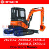 Hitachi Operator manual