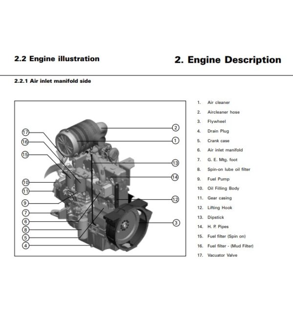 Kirloskar Water Cooled R810NA, R5810T, R1040T, R1040TA, 6R1080TA Operation & maintenance Manual - Image 4